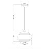 Подвесной светильник MAYTONI RUCHE P079PL-01CG